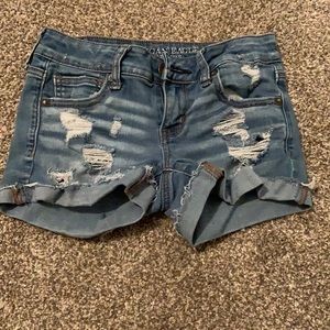 American eagle denim shorts
